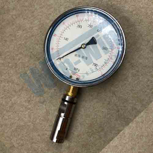 Robot waterjet high pressure water gauge